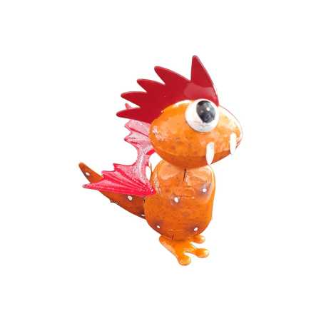 Lustige Metall Drachen Orange